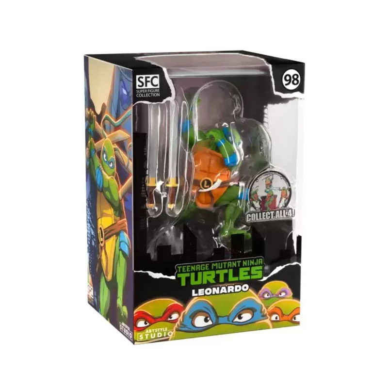( Sealed ) ABYstyle SFC TMNT Leonardo 6.7" Action Figurine - مجسم
